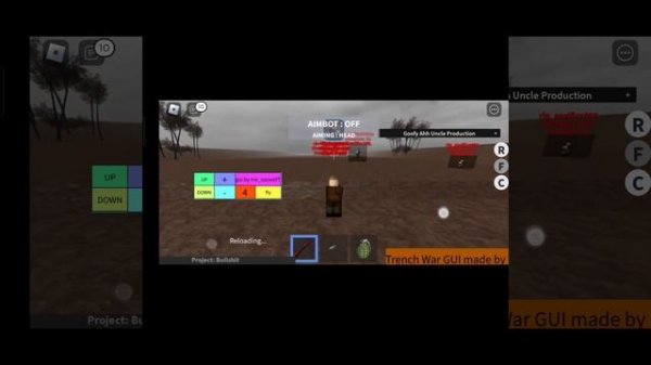 سكربت Trench War #roblox #script