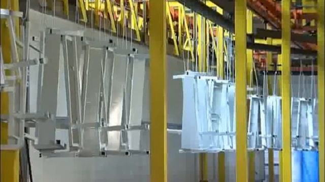 Линия автоматической порошковой окраски ULVEDAL смотреть онлайн