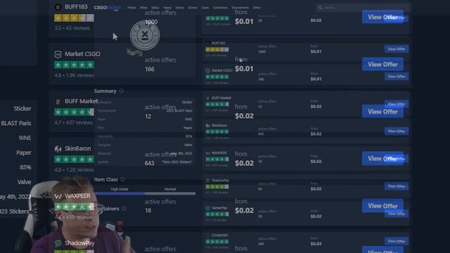 СКОЛЬКО БЫЛО КУПЛЕНО И ОТКРЫТО КАПСУЛ PARIS MAJOR 2023? ИНВЕСТИЦИИ И ЗАРАБОТОК В CS:GO / CS2 смотреть онлайн