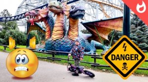 ТОП 3  Самые страшные аттракционы/ Аттракционы Диво остров СПБ