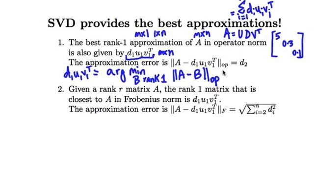 SVD3 - matrix approximations, basis смотреть онлайн