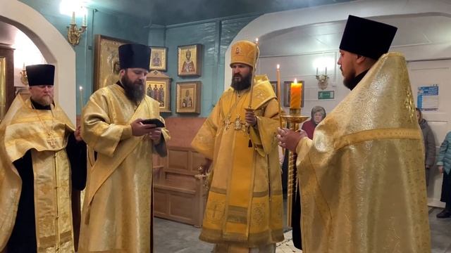 Епископ Евсевий совершил Всенощное бдение в кафедральном соборе Архангела Михаила в городе Слуцке смотреть онлайн