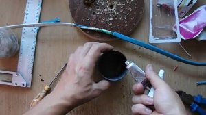 кабель в воде (герметичное соединение кабеля)