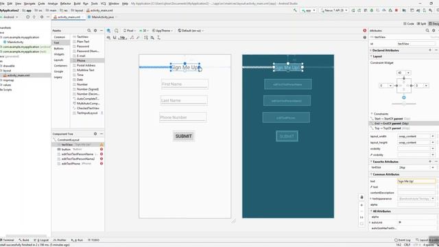 Using a Constraint Layout in Android Studio смотреть онлайн