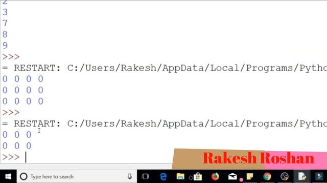 Python Tutorial in Hindi #24: Create 2D list/Matrix, Input to matrix and output from matrix смотреть онлайн
