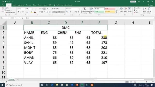 Home Tab Alignment Group | Wrap Text | |Merge and Center| | Shrink to Fit | | MS Excel | | Hindi смотреть онлайн