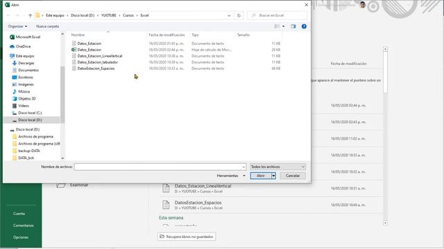 Importar o abrir archivos TXT y CSV a Excel смотреть онлайн