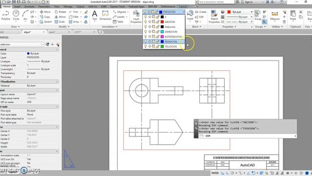 AUTOCAD JOONISE VORMISTAMINE PABERRUUMIS смотреть онлайн