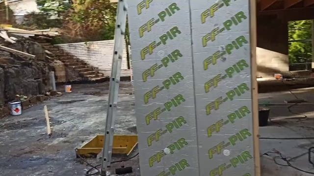 Финляндия Хельсинки (Espoo) утепление фасада, моя проделанная работа! смотреть онлайн