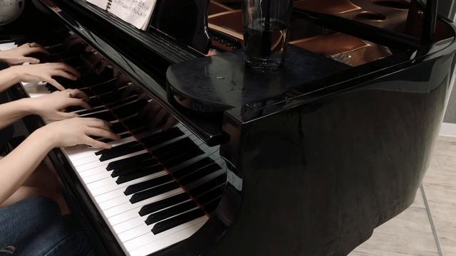 Brahms hungarian dance no.5 for 4hands (piano) смотреть онлайн