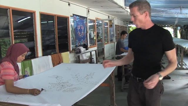 How traditional Malay Batik is made смотреть онлайн