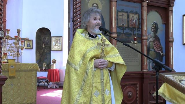 Иерей Сергий Макаров - проповедь в день памяти преподобного Сергия Радонежского смотреть онлайн