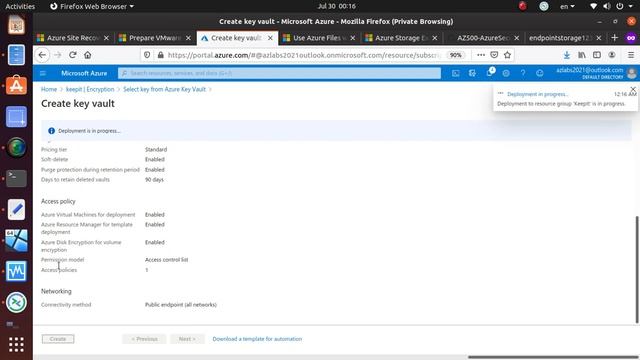 AZ 303/304 Storage Accounts-Customer managed keys for encryption - How to set up Key Vault and RSA смотреть онлайн