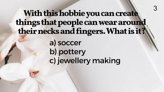 Easy ESL Hobbies Quiz For Beginners | Fun ESL Guessing Quiz & Activities