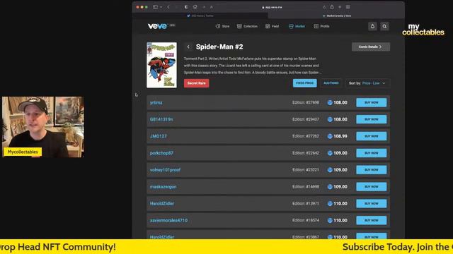 Mycollectables Livestream #34 - CASHOUT and KYC! Spider-Man Comics смотреть онлайн
