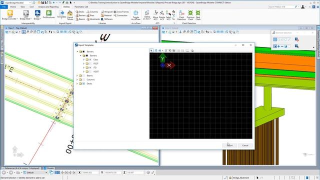 Import and export libraries in OpenBridge Modeler смотреть онлайн