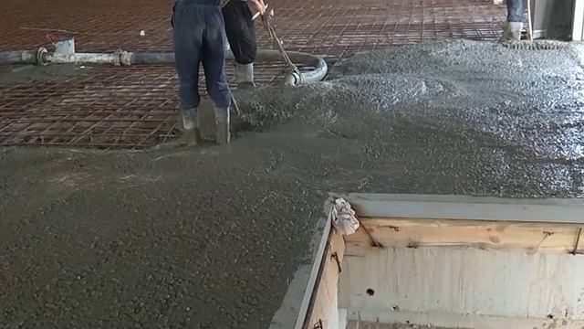 Укладка бетона бетононасосом смотреть онлайн