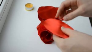 Цветок из кружочков ткани за 10 минут / DIY Fabric Flower