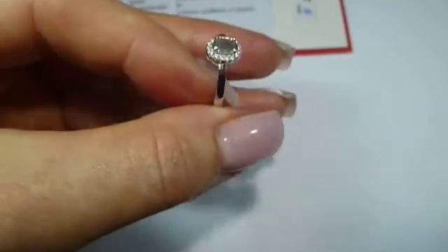 Кольцо с натуральным александритом 0.36 ct Размер 17 Серебро 925 смотреть онлайн