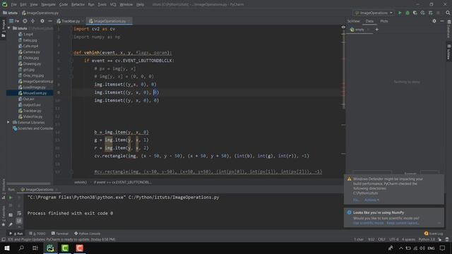 Dùng thư viện Xử Lý Ảnh OpenCV thao tác với pixel, ROI và tạo viền cho ảnh trong Python. смотреть онлайн