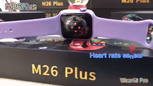 m26 plus smart watch video 02.APP：WearFit pro смотреть онлайн