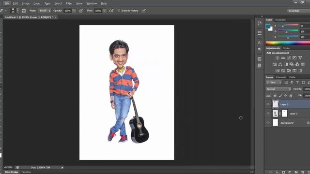 Photoshop Tutorial | How to Make Caricature Photo Effect смотреть онлайн
