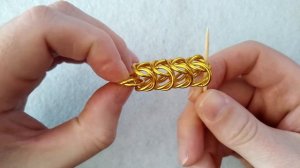 Кольчужное плетение Коробочка. Два способа выполнения плетения. Цепочка из проволоки своими руками.