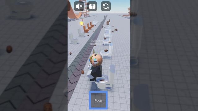 Game Name: Poop With Friends #roblox #poop #shorts смотреть онлайн