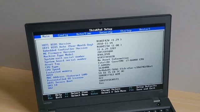 Огляд ноутбука Lenovo ThinkPad T560 20FJS01Q00 R90L2FVD смотреть онлайн