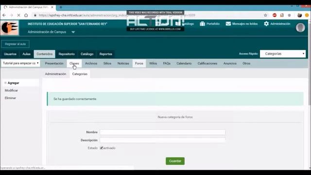 Administrar aula virtual en EDUCATIVA (WORDPRESS) 2 смотреть онлайн