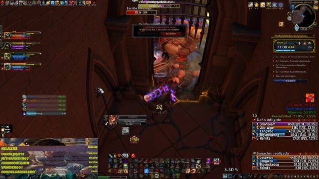 WoW Shadowlands 9.2 | Guerrero Furia | Profundidades Sanguíneas +21 | Reforzada | Temporada 3 смотреть онлайн
