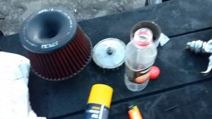 Чистка и пропитка фильтра нулевого сопротивления по дешману!