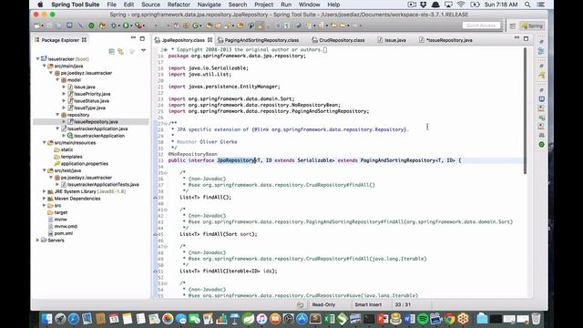 Creating Issue Repository with Spring Data смотреть онлайн