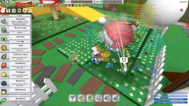 Симулятор пчеловода - кидаю ростки. Bee swarm simulator - throwing sprouts. смотреть онлайн