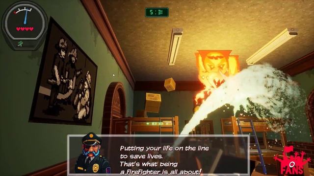 Firegirl Hack n Splash Rescue смотреть онлайн