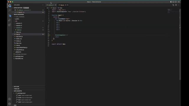 useState with Counter Example | React Js смотреть онлайн