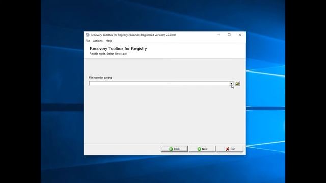 Recovery Toolbox for Registry Manual смотреть онлайн