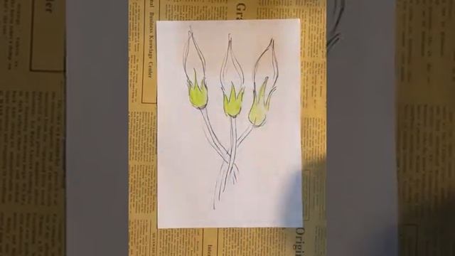 flower composition. NEW. rose composition. drawing flower. with LD смотреть онлайн