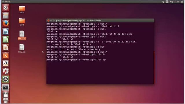 Linux Command Line Tutorial For Beginners - cp command смотреть онлайн
