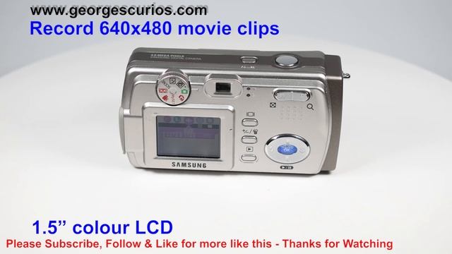 2004 Samsung Digimax 430 - Digital Camera смотреть онлайн