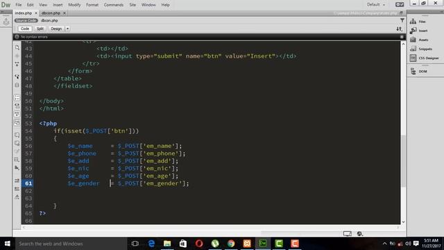 Insert Update Delete Work On PHP Part 3 смотреть онлайн