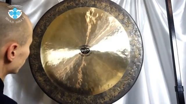 Тибетский Гонг - 70 см. (1). Звуки Тибетских Гонгов. смотреть онлайн