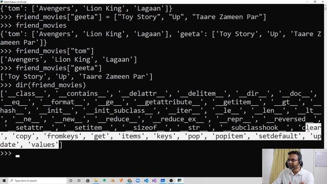 Introduction to Python - Part 11 - Dict - Key:Value Pairs смотреть онлайн