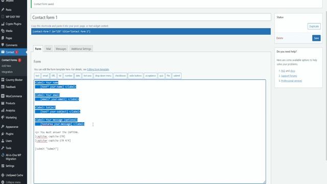 WordPress - Really Simple CAPTCHA with Contact Form 7 смотреть онлайн