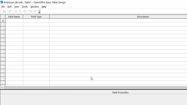 Create table using design view in openoffice databas смотреть онлайн