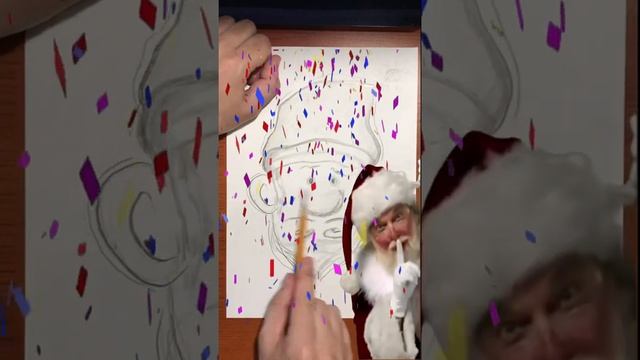 Смешные картинки?.Дед Мороз ??.А кто же может помешать ему принести подарки ? смотреть онлайн