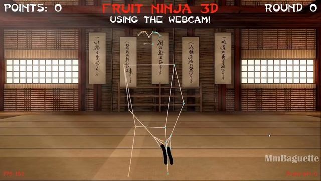 Fruit Ninja 3D Using your Webcam! ? смотреть онлайн