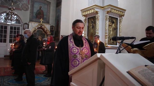 Великий покаянный канон св Андрея Критского. Часть III. 9 03 2022 смотреть онлайн