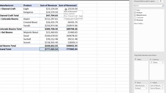 Excel Magic Trick 1393 PivotTable Show Values As: % Column Total, % Parent Total, % Parent Row Tota смотреть онлайн