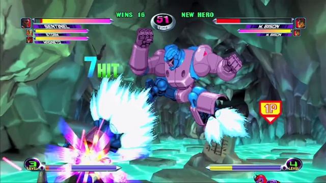 Marvel vs. Capcom 2 - Magneto Strategy Gameplay [ HD ] смотреть онлайн